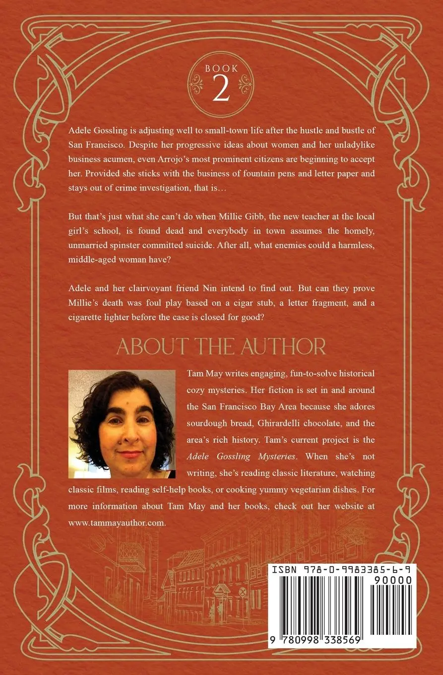 Rückseite: 9780998338569 | A Wordless Death | A Historical Cozy Mystery | Tam May | Taschenbuch
