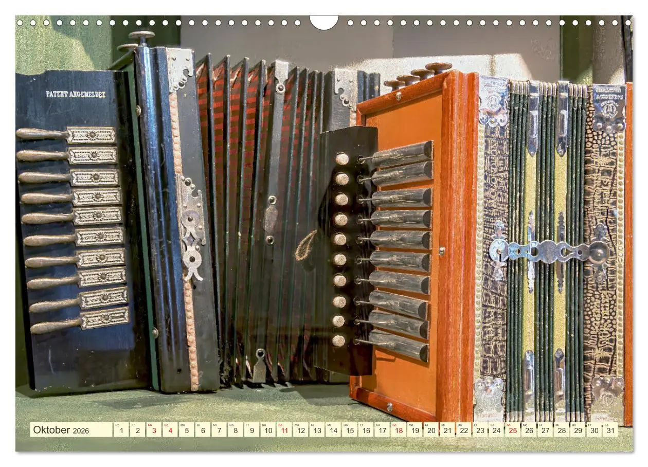 Bild: 9783457258569 | Concertina und Bandoneon (Wandkalender 2026 DIN A3 quer), CALVENDO...