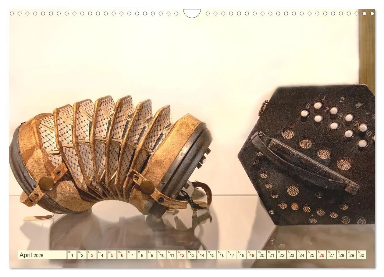 Bild: 9783457258569 | Concertina und Bandoneon (Wandkalender 2026 DIN A3 quer), CALVENDO...