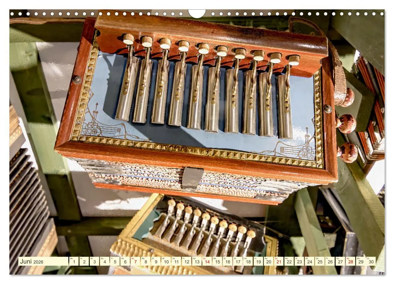 Bild: 9783457258569 | Concertina und Bandoneon (Wandkalender 2026 DIN A3 quer), CALVENDO...