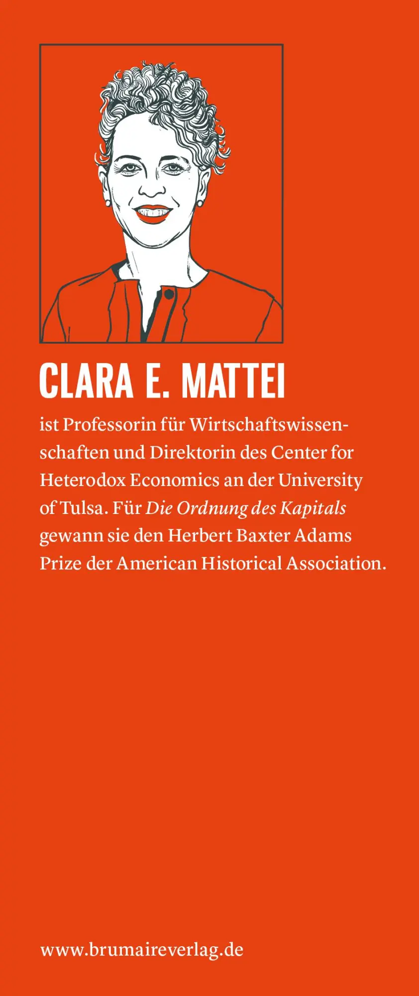 Autor: 9783948608569 | Die Ordnung des Kapitals | Clara E. Mattei | Taschenbuch | Deutsch