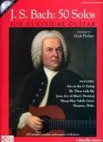 Cover: 884088078669 | J.S. Bach - 50 Solos for Classical Guitar (Bk/Online Audio) | Bach