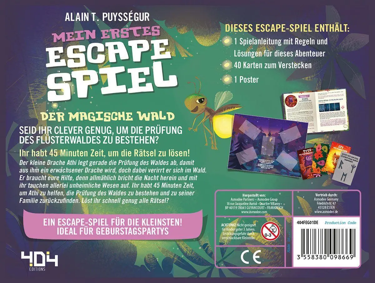 Bild: 3558380098669 | Mein erstes Escape Spiel - Der magische Wald | Alain T. Puysségur