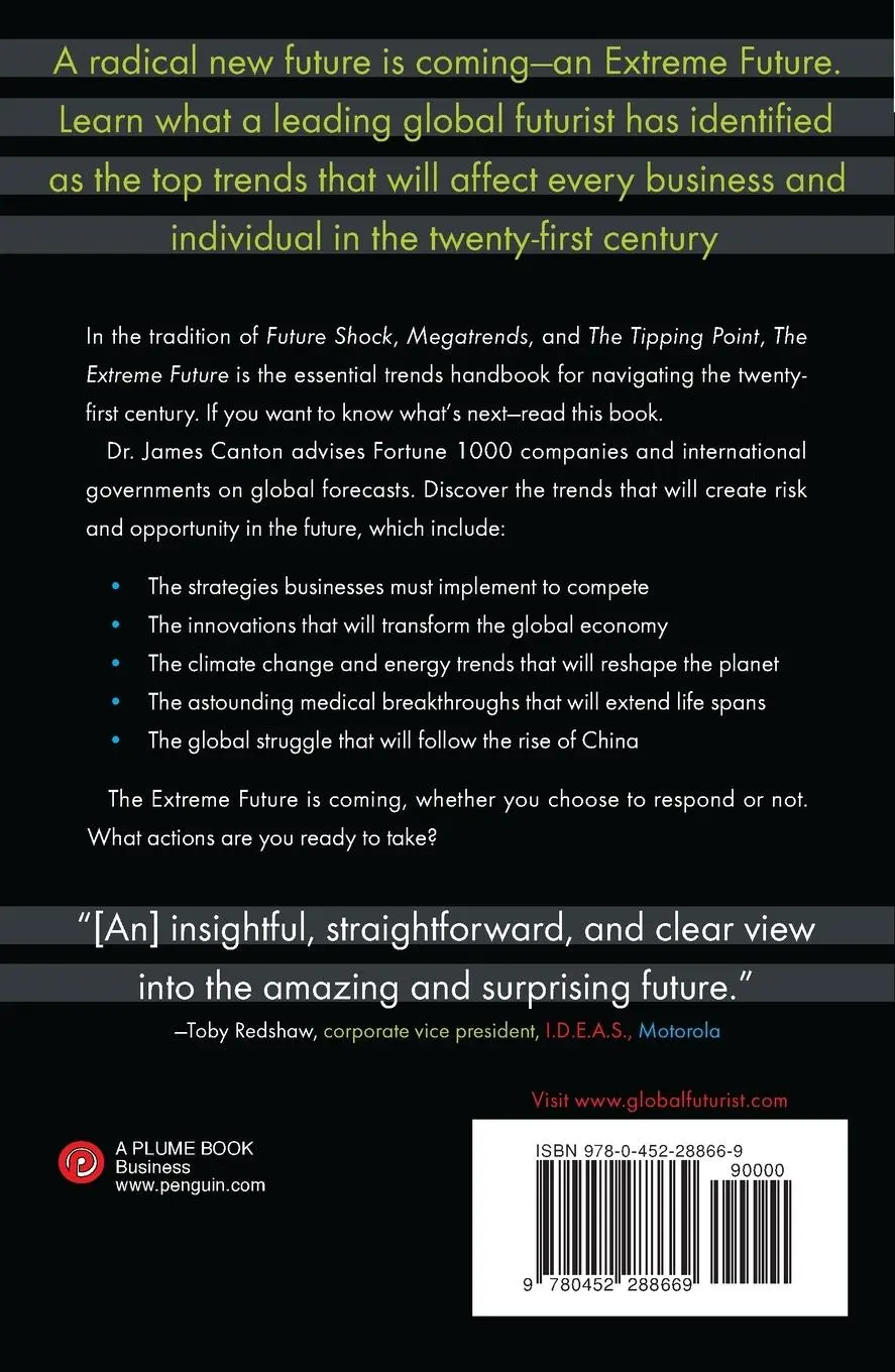 Rückseite: 9780452288669 | The Extreme Future | James Canton | Taschenbuch | Englisch | 2007
