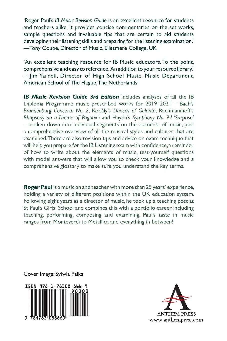 Rückseite: 9781783088669 | IB Music Revision Guide, 3rd Edition | Roger Paul | Taschenbuch | 2018