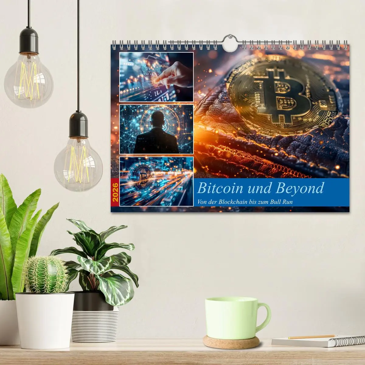 Bild: 9783457318669 | Bitcoin und Beyond (Wandkalender 2026 DIN A4 quer), CALVENDO...