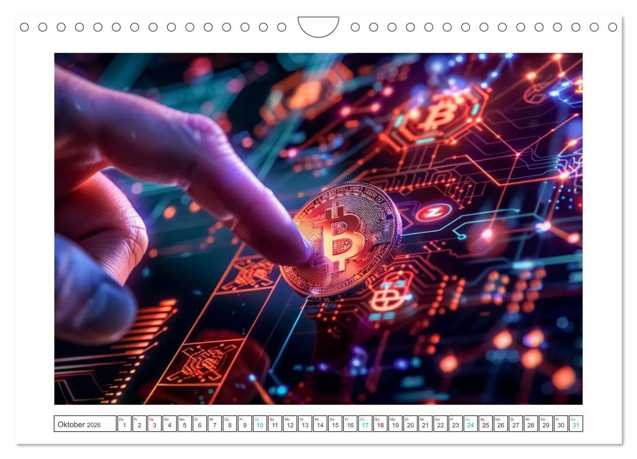 Bild: 9783457318669 | Bitcoin und Beyond (Wandkalender 2026 DIN A4 quer), CALVENDO...