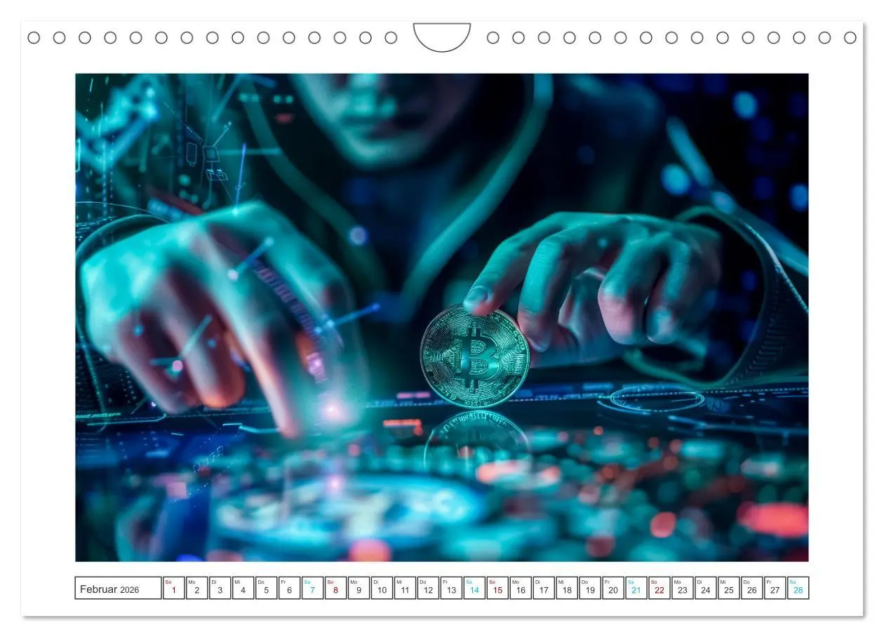 Bild: 9783457318669 | Bitcoin und Beyond (Wandkalender 2026 DIN A4 quer), CALVENDO...