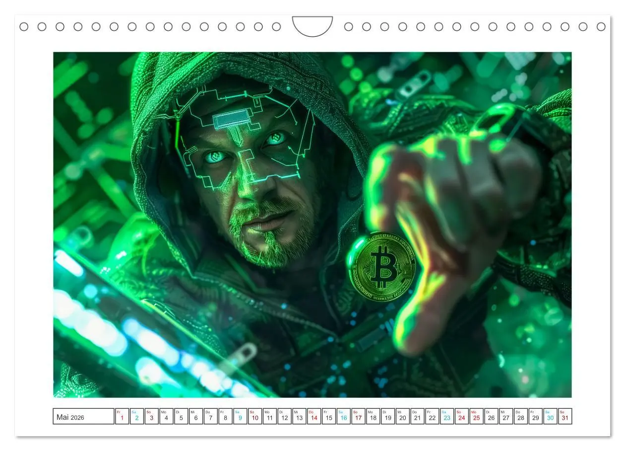 Bild: 9783457318669 | Bitcoin und Beyond (Wandkalender 2026 DIN A4 quer), CALVENDO...