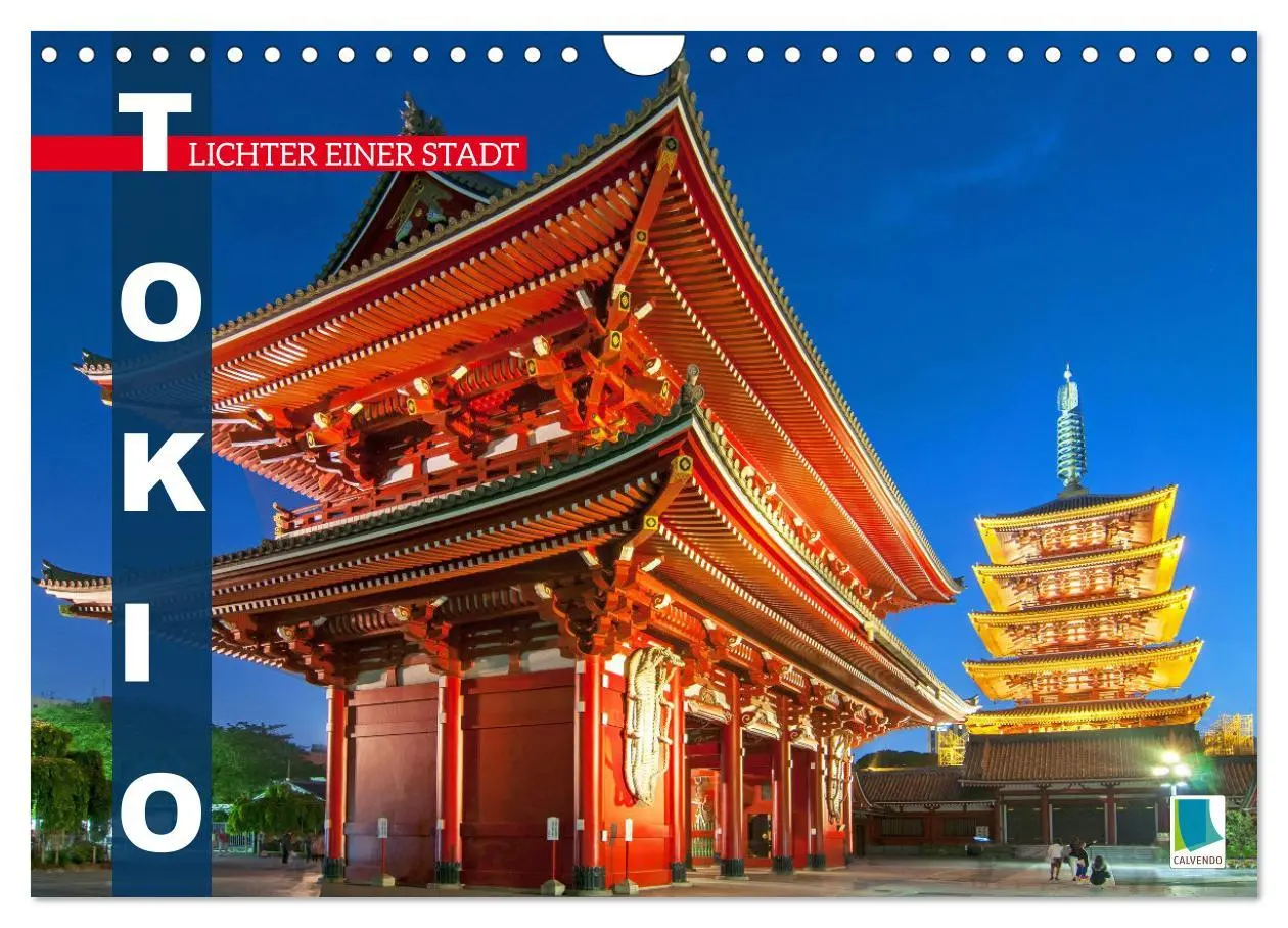 Cover: 9783457628669 | Tokio: Lichter einer Stadt (Wandkalender 2026 DIN A4 quer),...