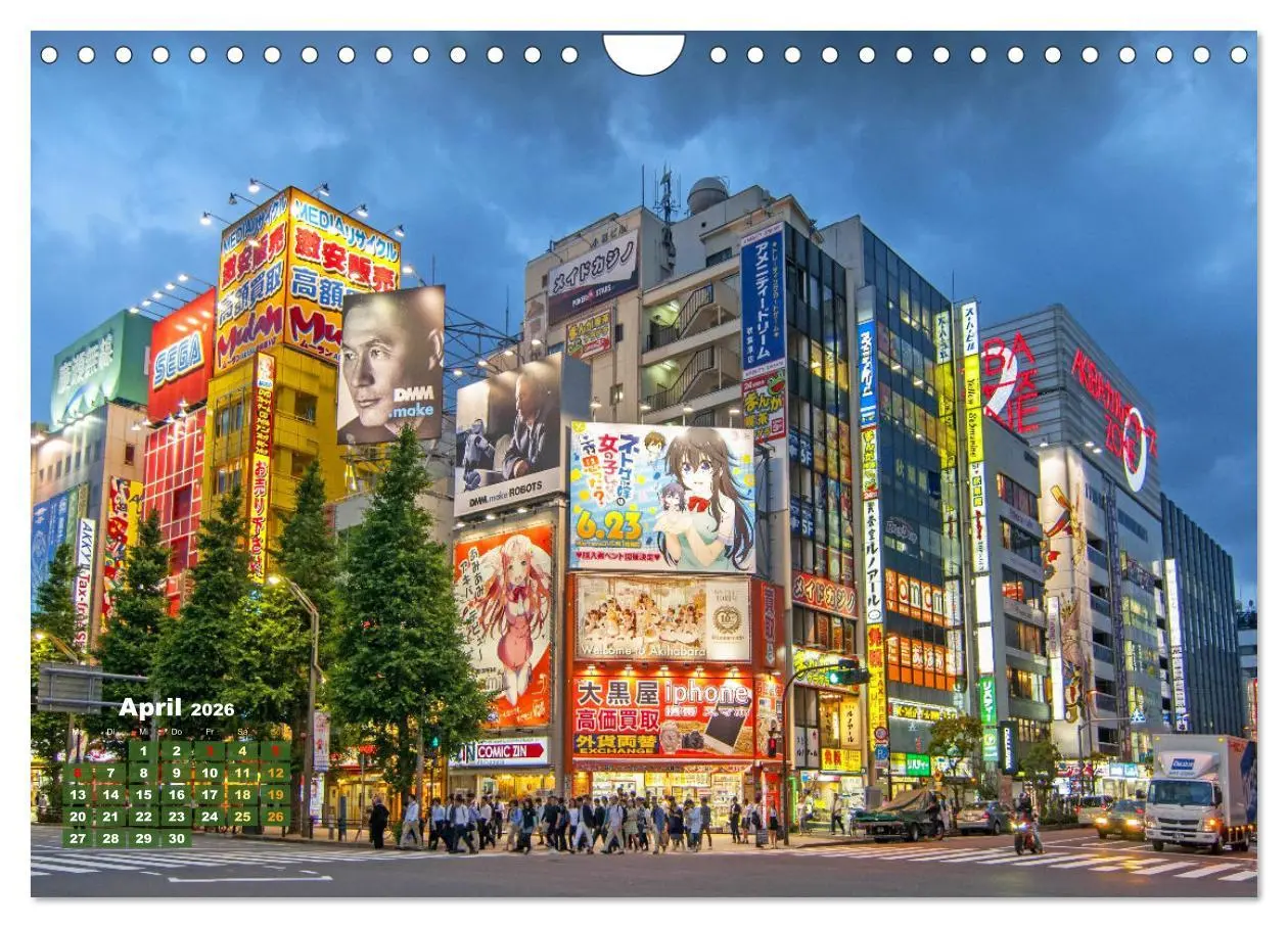 Bild: 9783457628669 | Tokio: Lichter einer Stadt (Wandkalender 2026 DIN A4 quer),...