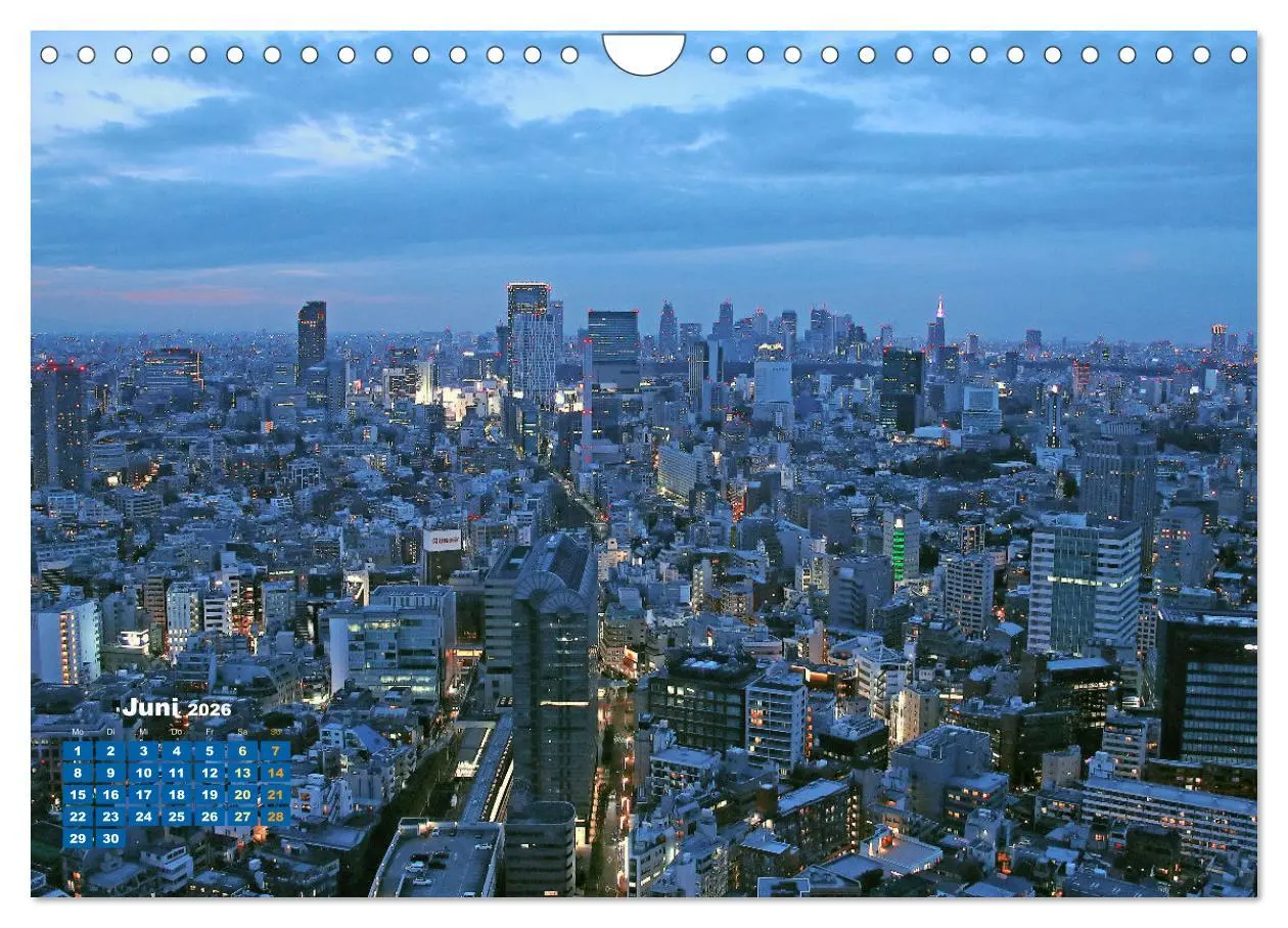 Bild: 9783457628669 | Tokio: Lichter einer Stadt (Wandkalender 2026 DIN A4 quer),...