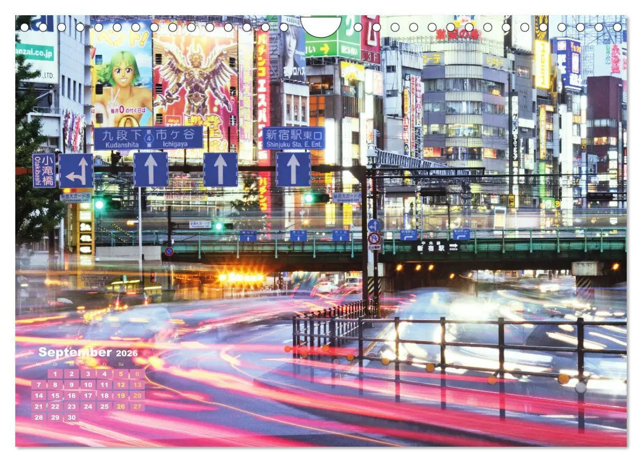 Bild: 9783457628669 | Tokio: Lichter einer Stadt (Wandkalender 2026 DIN A4 quer),...