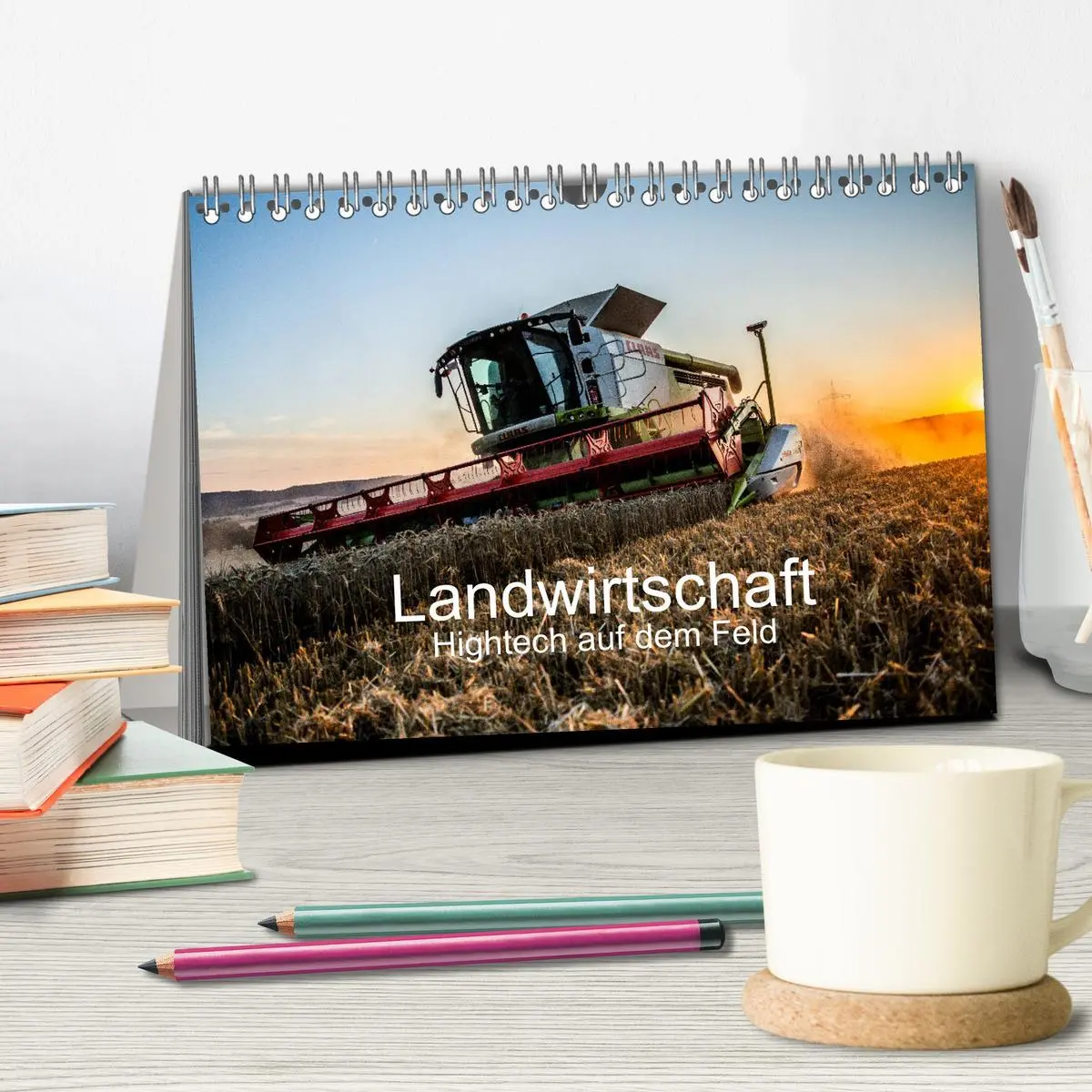Bild: 9783457798669 | Landwirtschaft - Hightech auf dem Feld (Tischkalender 2026 DIN A5...