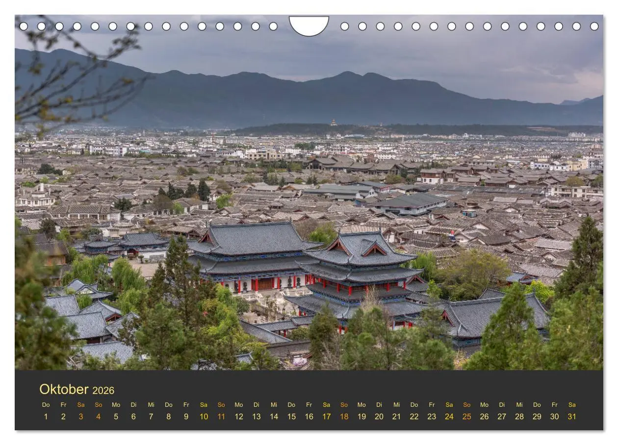 Bild: 9783457868669 | Yunnan - Magische Orte (Wandkalender 2026 DIN A4 quer), CALVENDO...
