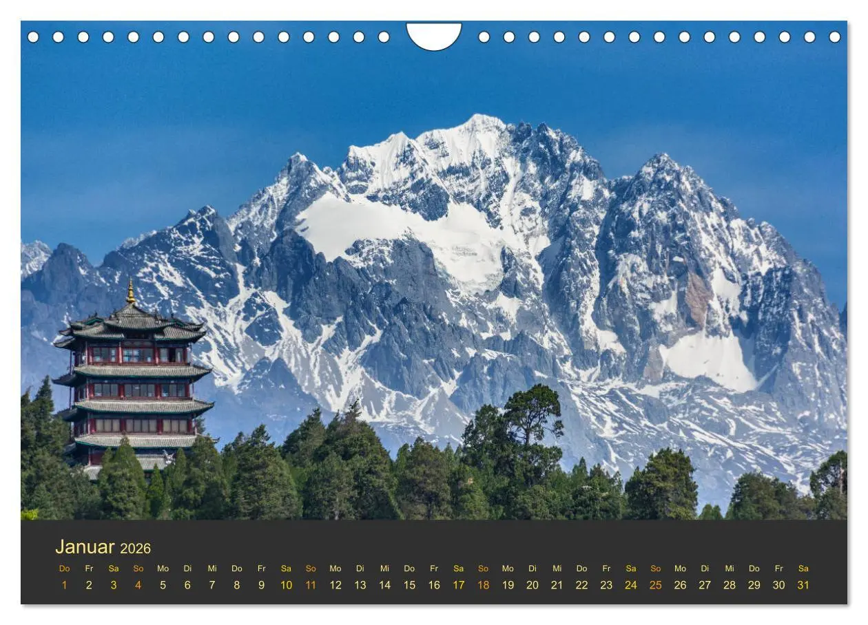 Bild: 9783457868669 | Yunnan - Magische Orte (Wandkalender 2026 DIN A4 quer), CALVENDO...