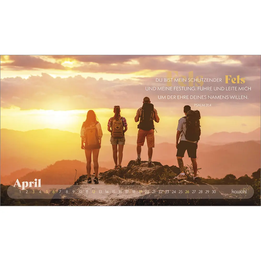 Bild: 9783754868669 | Abenteuer - Mit Gott unterwegs 2026 | Kalender | Spiralbindung | 2026