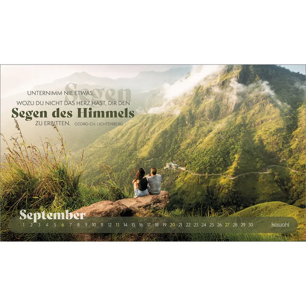 Bild: 9783754868669 | Abenteuer - Mit Gott unterwegs 2026 | Kalender | Spiralbindung | 2026