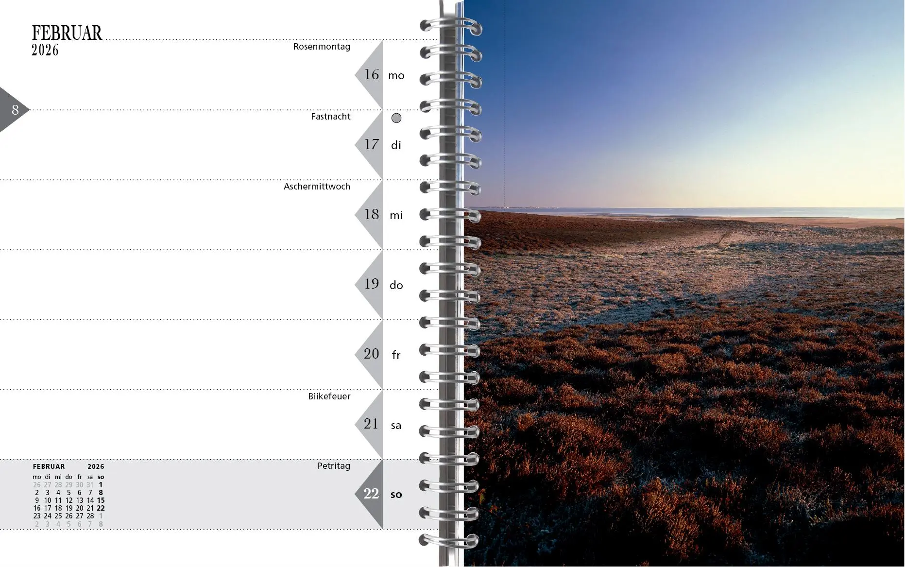 Bild: 9783944498669 | Sylt-die Insel 2026 Tischkalender | Gernot Westendorf | Kalender