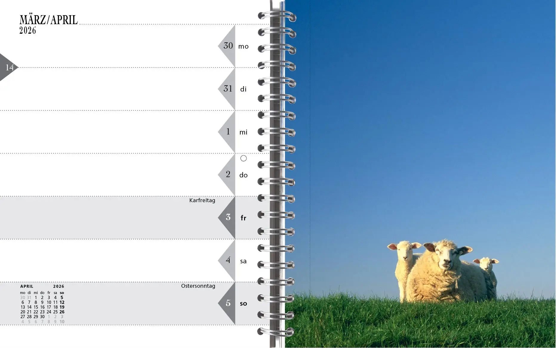 Bild: 9783944498669 | Sylt-die Insel 2026 Tischkalender | Gernot Westendorf | Kalender