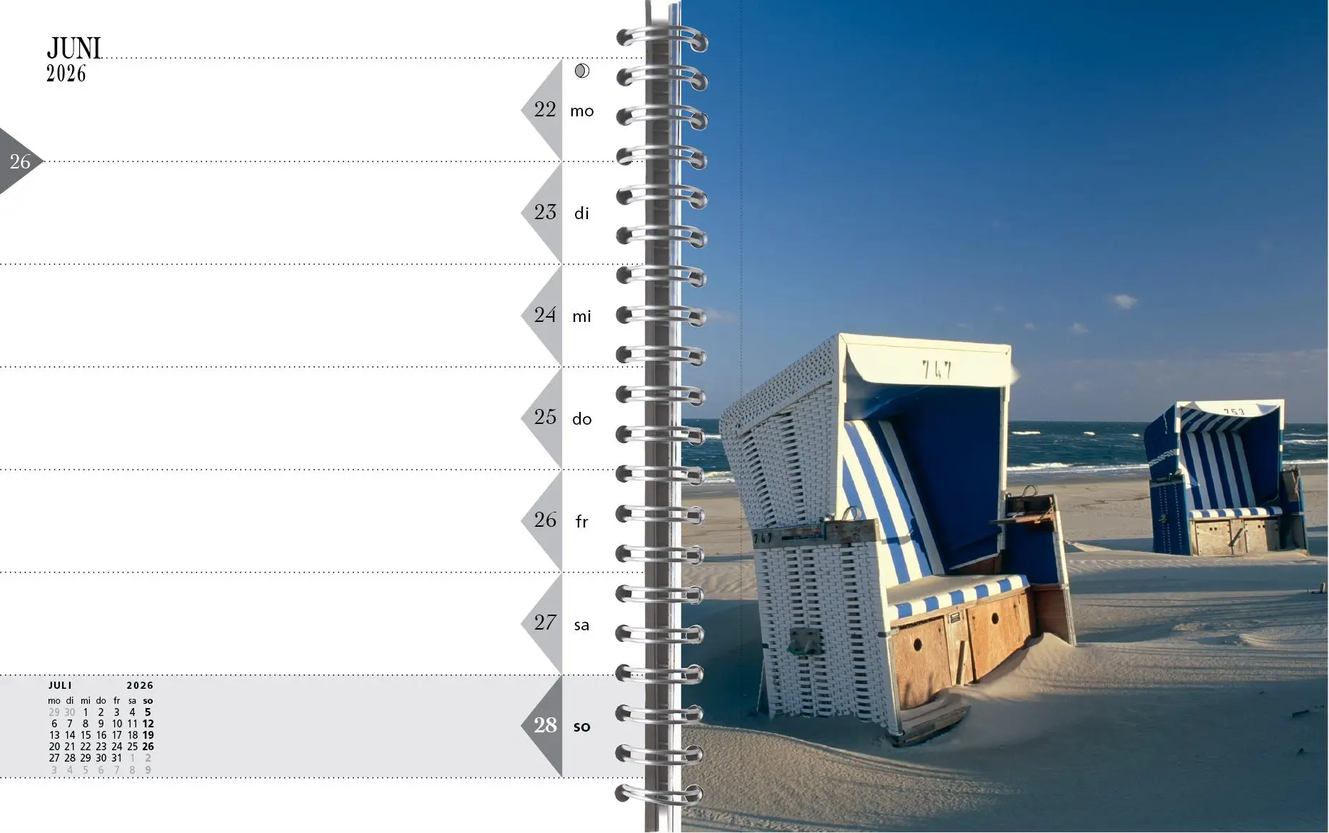 Bild: 9783944498669 | Sylt-die Insel 2026 Tischkalender | Gernot Westendorf | Kalender