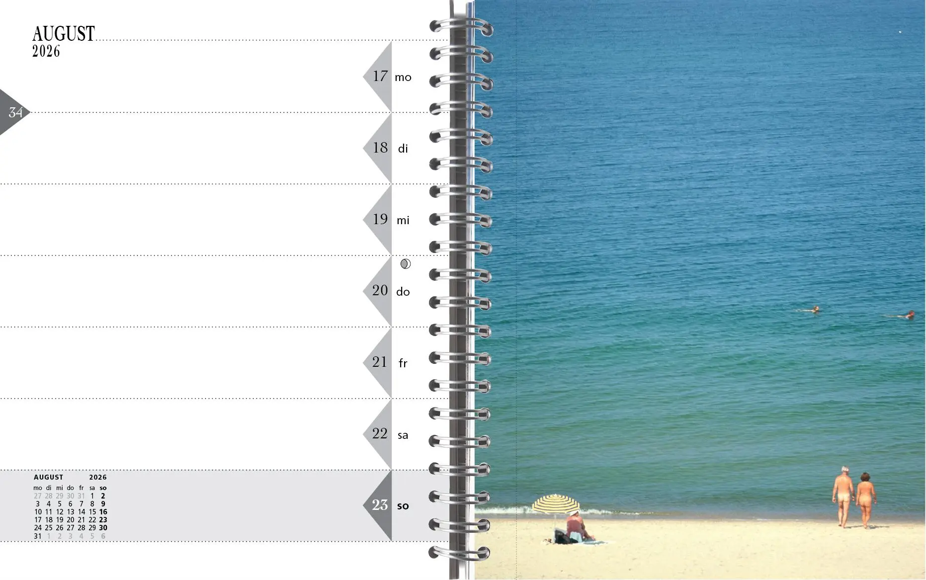 Bild: 9783944498669 | Sylt-die Insel 2026 Tischkalender | Gernot Westendorf | Kalender