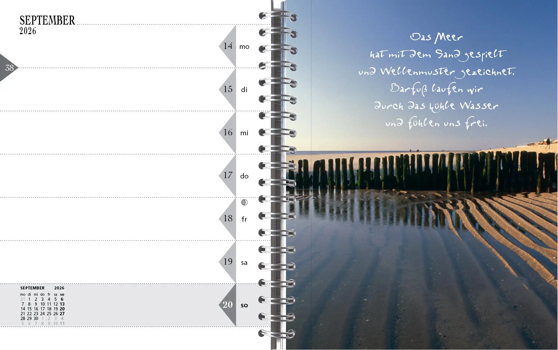Bild: 9783944498669 | Sylt-die Insel 2026 Tischkalender | Gernot Westendorf | Kalender