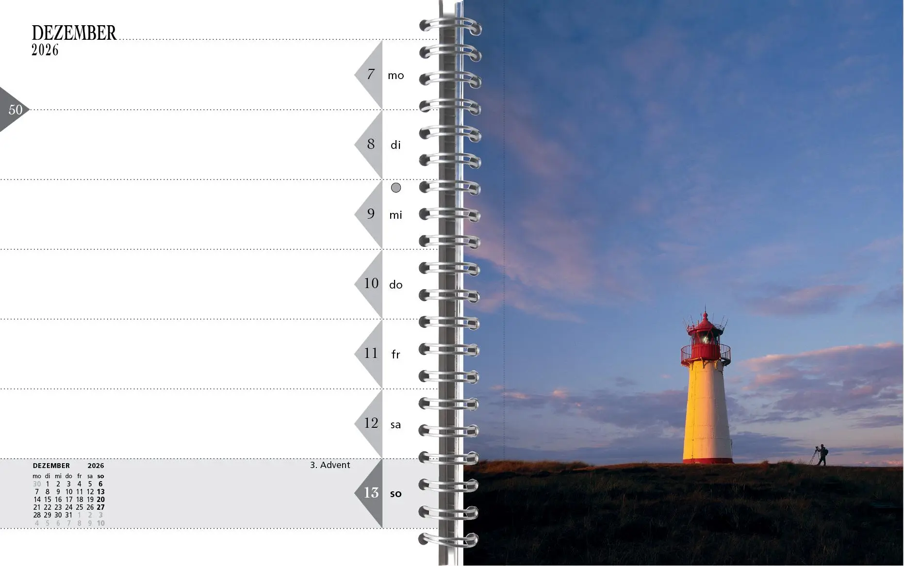 Bild: 9783944498669 | Sylt-die Insel 2026 Tischkalender | Gernot Westendorf | Kalender