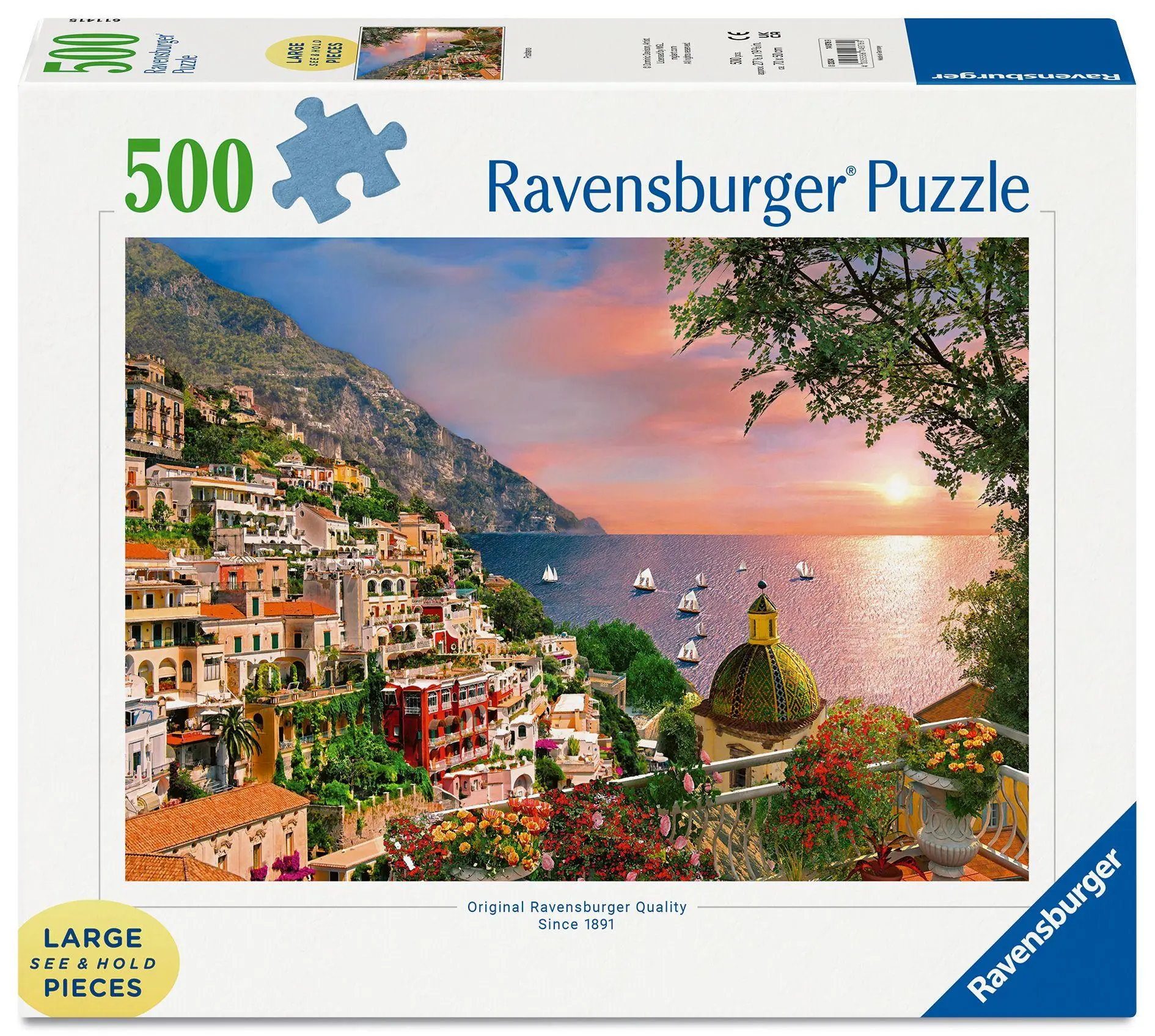 Cover: 4005556148769 | Erwachsenenpuzzle 500 Teile - Positano - Puzzlespaß mit größeren...