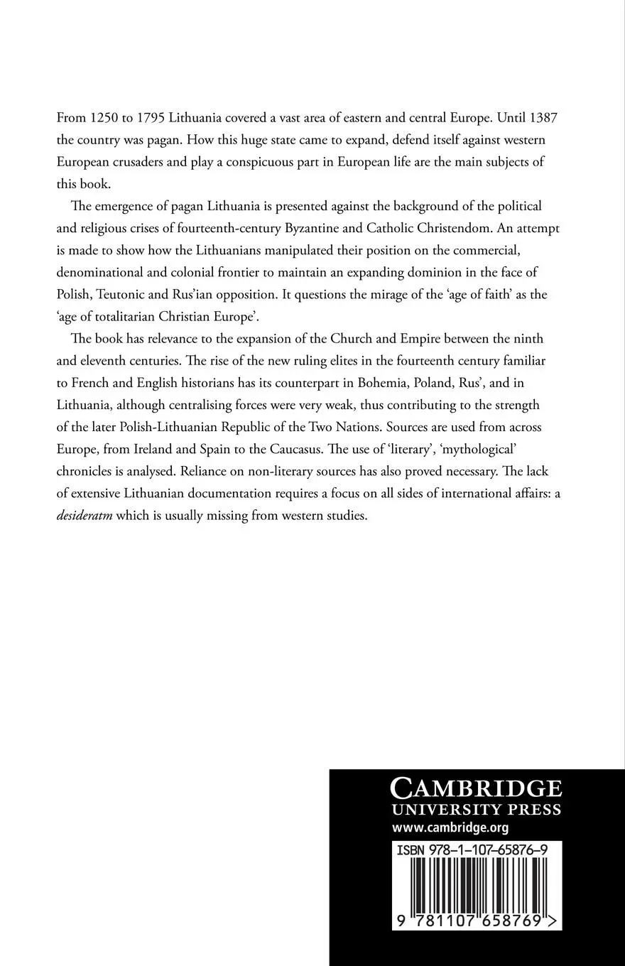 Rückseite: 9781107658769 | Lithuania Ascending | S. C. Rowell | Taschenbuch | Englisch | 2013