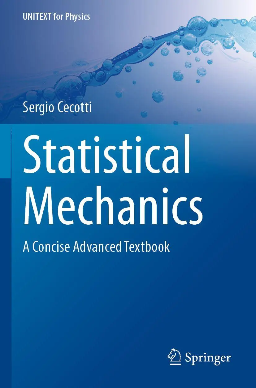 Cover: 9783031678769 | Statistical Mechanics | A Concise Advanced Textbook | Sergio Cecotti