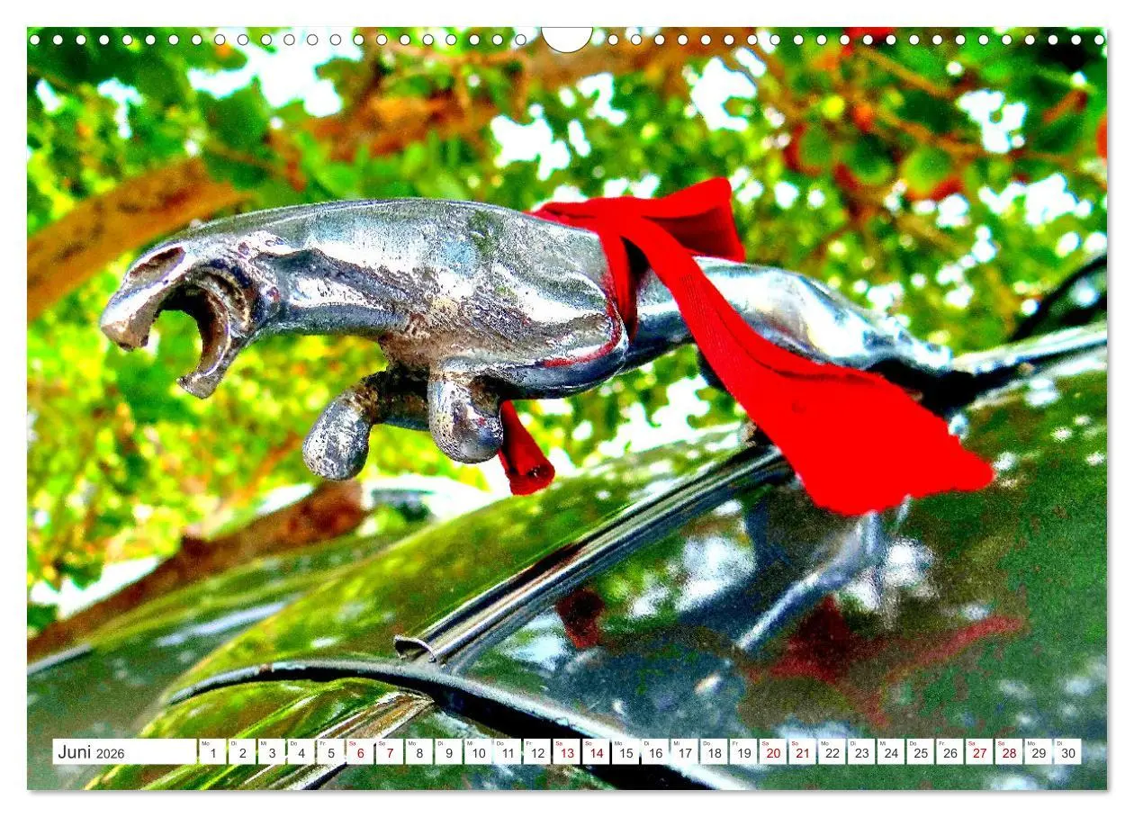 Bild: 9783457548769 | Tierische Oldtimer - Markante Kühlerfiguren (Wandkalender 2026 DIN...