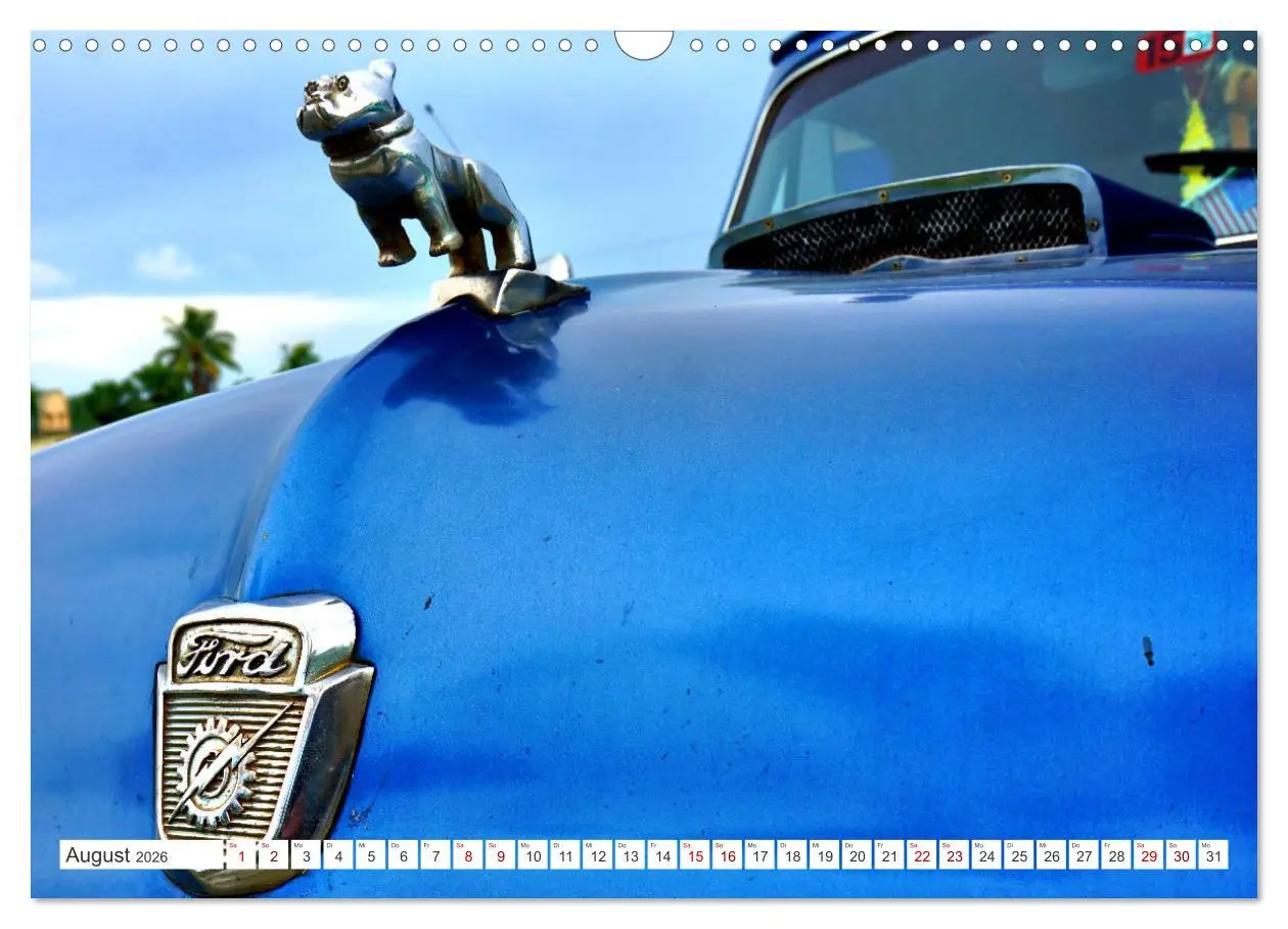 Bild: 9783457548769 | Tierische Oldtimer - Markante Kühlerfiguren (Wandkalender 2026 DIN...