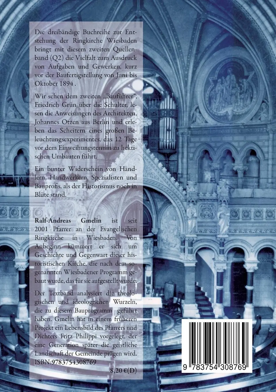 Rückseite: 9783754308769 | Correspondenzen zum Ausbau der Ringkirche | Ralf-Andreas Gmelin | Buch