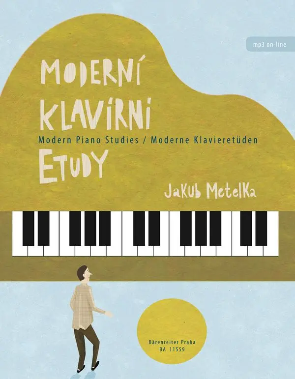 Cover: 9790260108769 | Moderne Klavieretüden | Engl/tschech/dt | Jakub Metelka | Broschüre