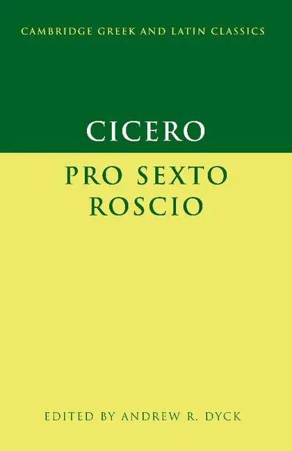 Cover: 9780521708869 | Pro Sexto Roscio | Cicero | Taschenbuch | Englisch | 2012