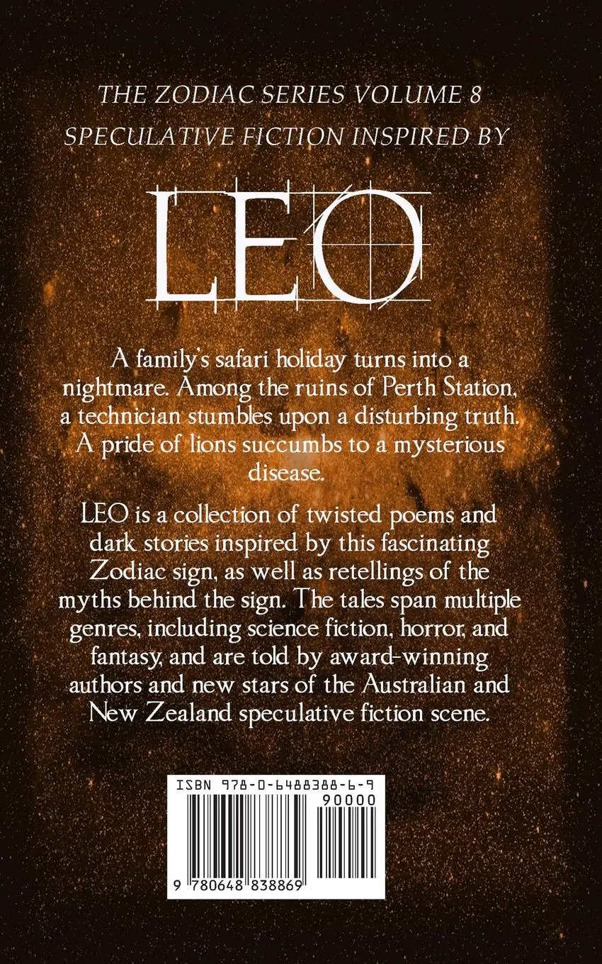 Rückseite: 9780648838869 | Leo | Speculative Fiction Inspired by the Zodiac | Alannah K. Pearson
