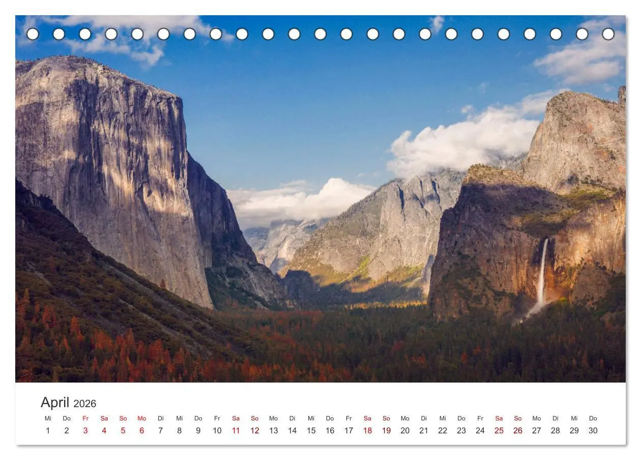 Bild: 9783457848869 | Yosemite - Nationalpark (Tischkalender 2026 DIN A5 quer), CALVENDO...