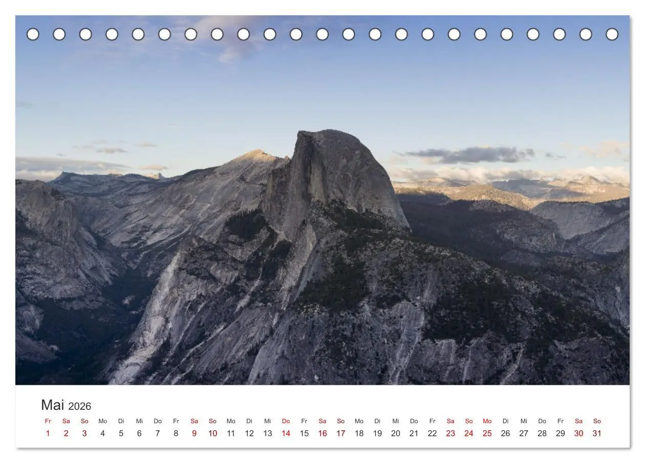 Bild: 9783457848869 | Yosemite - Nationalpark (Tischkalender 2026 DIN A5 quer), CALVENDO...