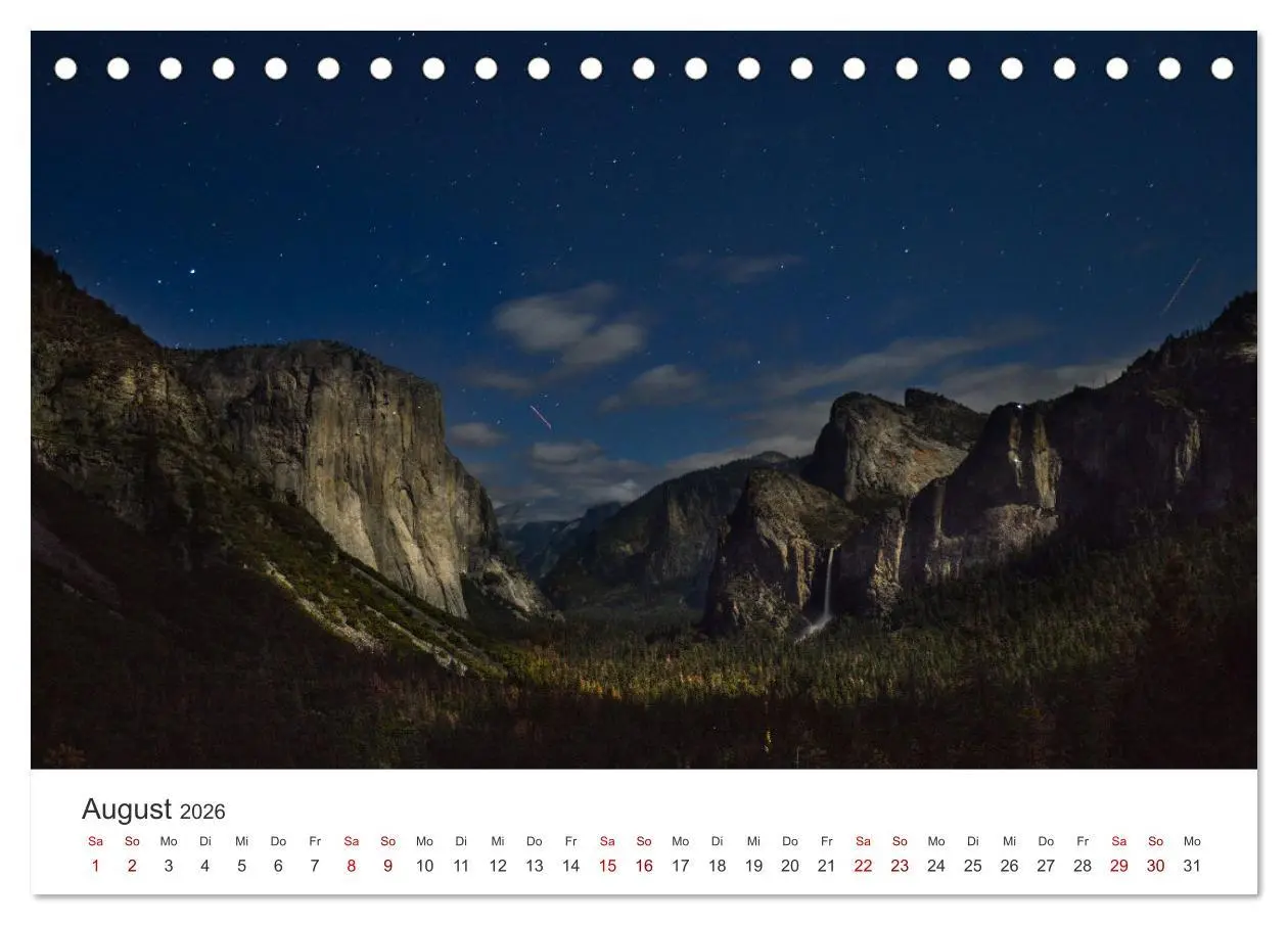 Bild: 9783457848869 | Yosemite - Nationalpark (Tischkalender 2026 DIN A5 quer), CALVENDO...
