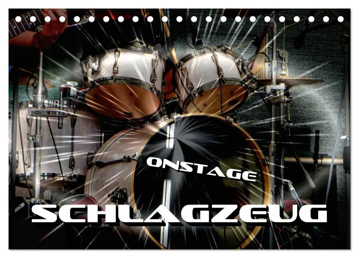 Cover: 9783516008869 | Schlagzeug onstage (Tischkalender 2026 DIN A5 quer), CALVENDO...