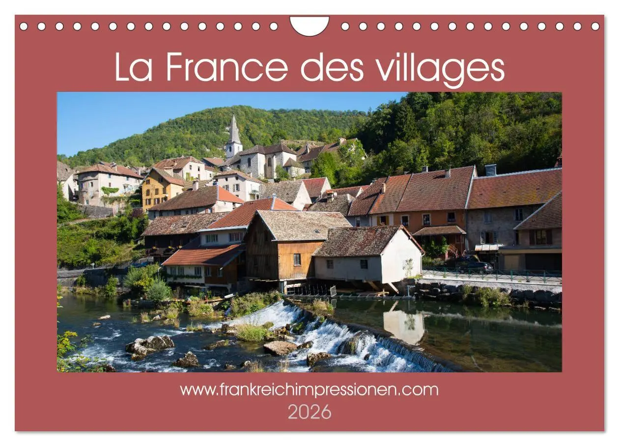 Cover: 9783516558869 | La France des villages (Calendrier mural 2026 DIN A4 vertical),...