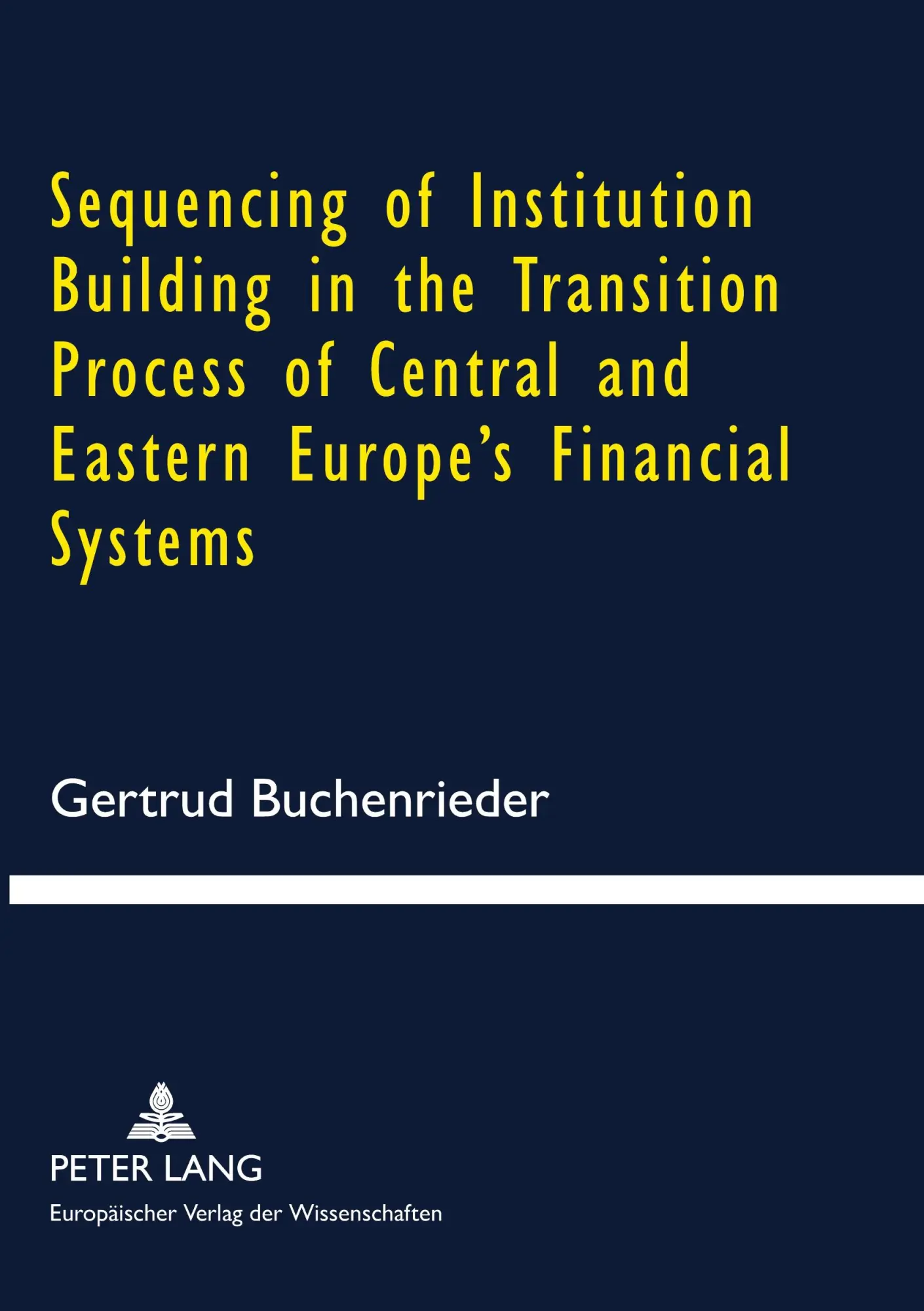 Cover: 9783631398869 | Sequencing of Institution Building in the Transition Process of...