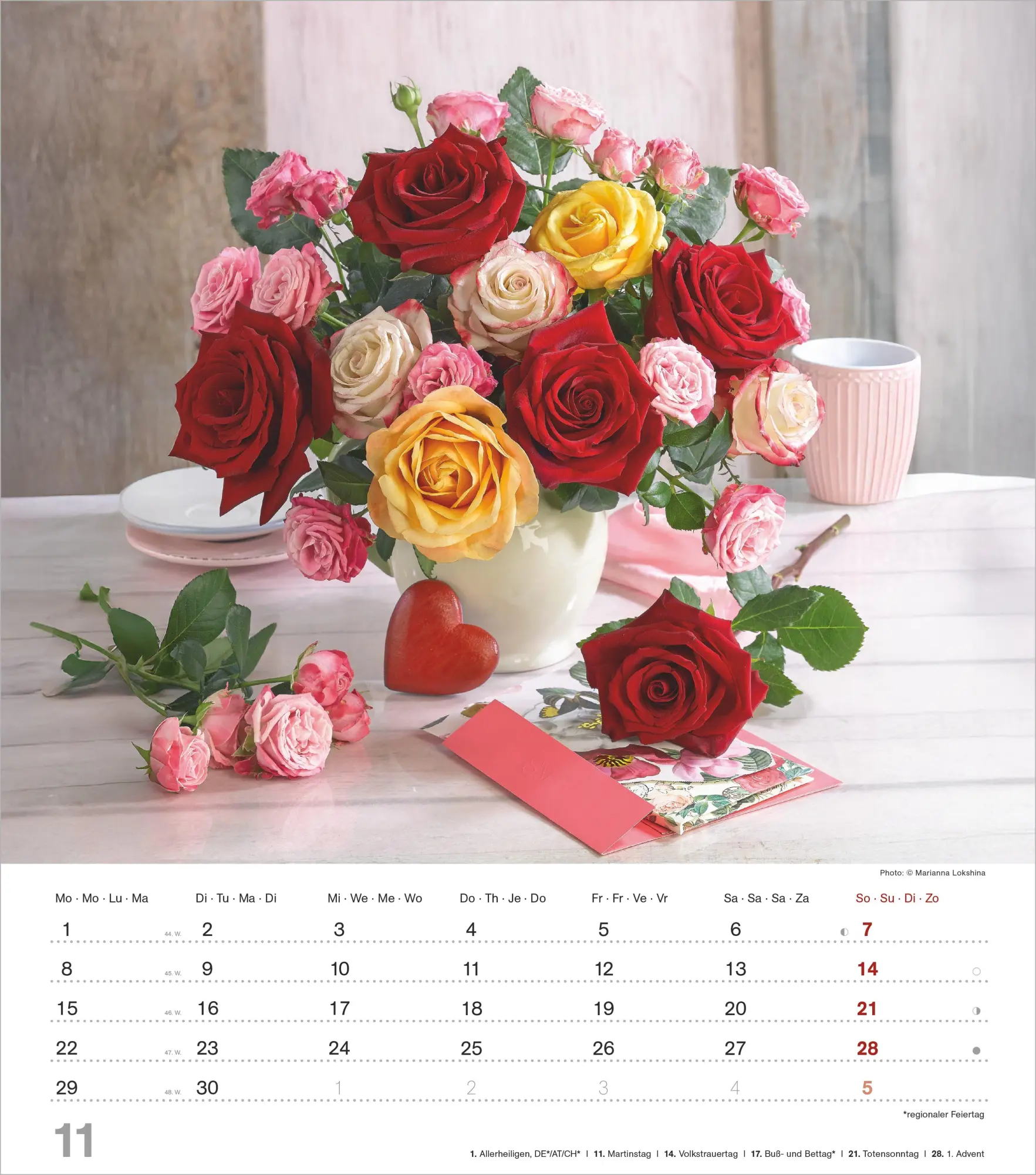 Bild: 4069095018969 | Der Duft der Rosen 2027 | Neumann Verlage GmbH &amp; Co KG | Kalender