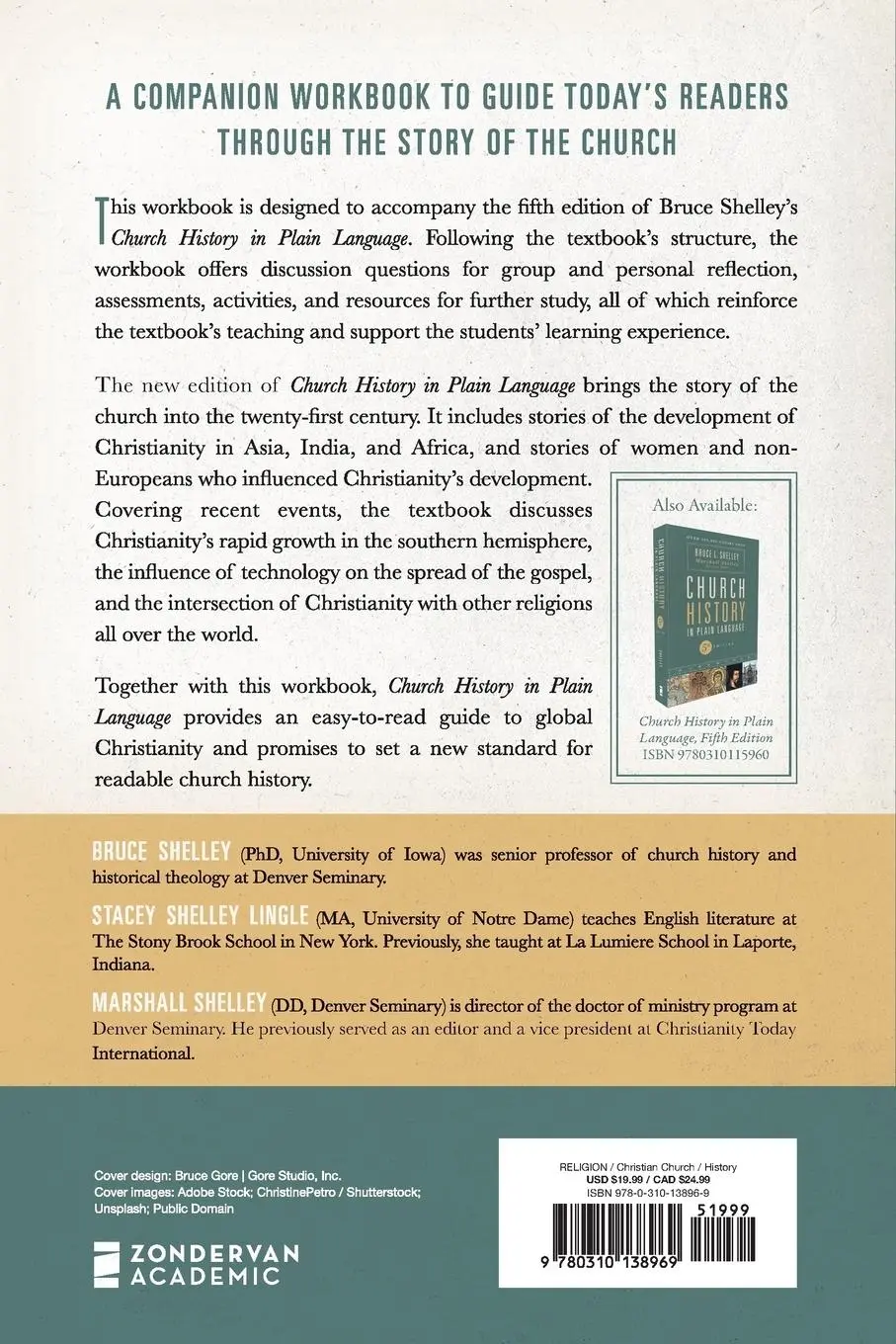 Rückseite: 9780310138969 | Church History in Plain Language Workbook | Bruce Shelley (u. a.)