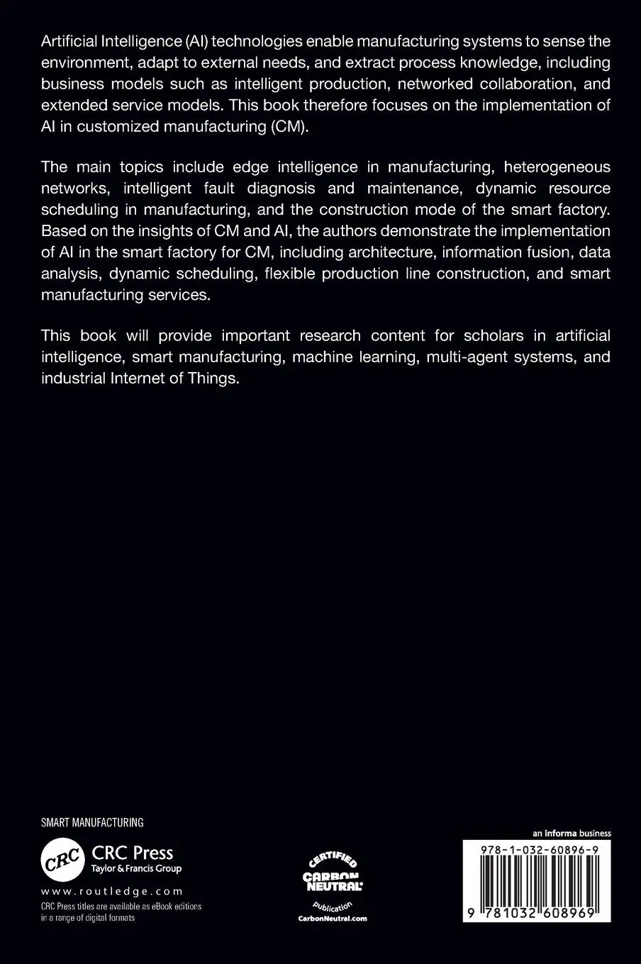 Rückseite: 9781032608969 | Smart Manufacturing Factory | Jiafu Wan (u. a.) | Buch | Englisch