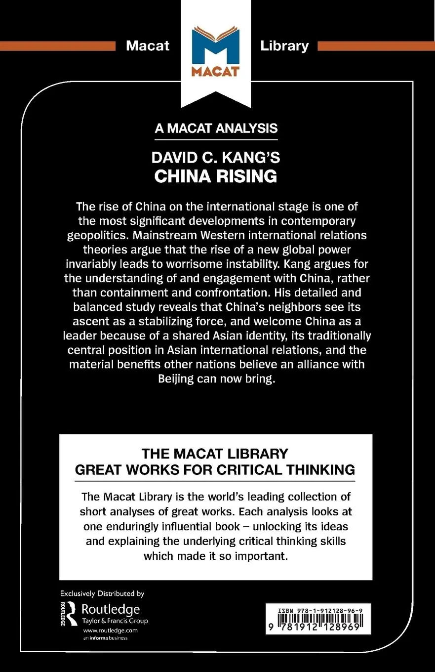 Rückseite: 9781912128969 | An Analysis of David C. Kang's China Rising | Matteo Dian (u. a.)