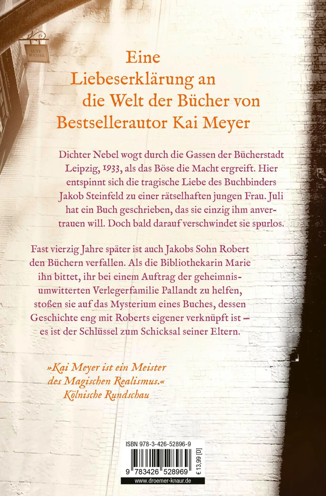 Rückseite: 9783426528969 | Die Bücher, der Junge und die Nacht | Roman | Kai Meyer | Taschenbuch