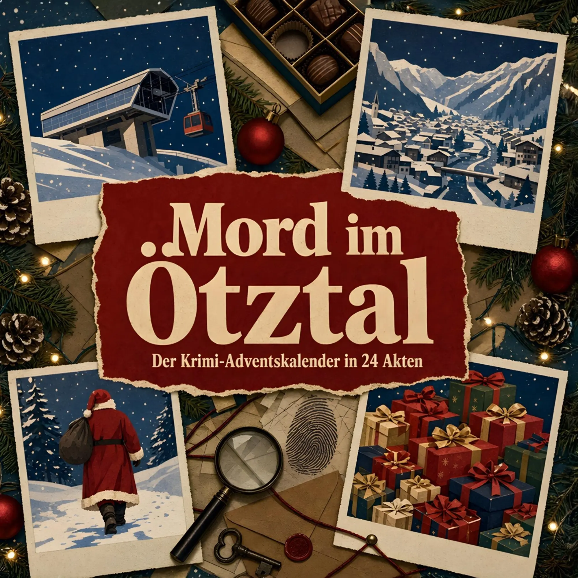 Cover: 9783696118969 | Mord im Ötztal | Der Krimi-Adventskalender in 24 Akten | Max Becker