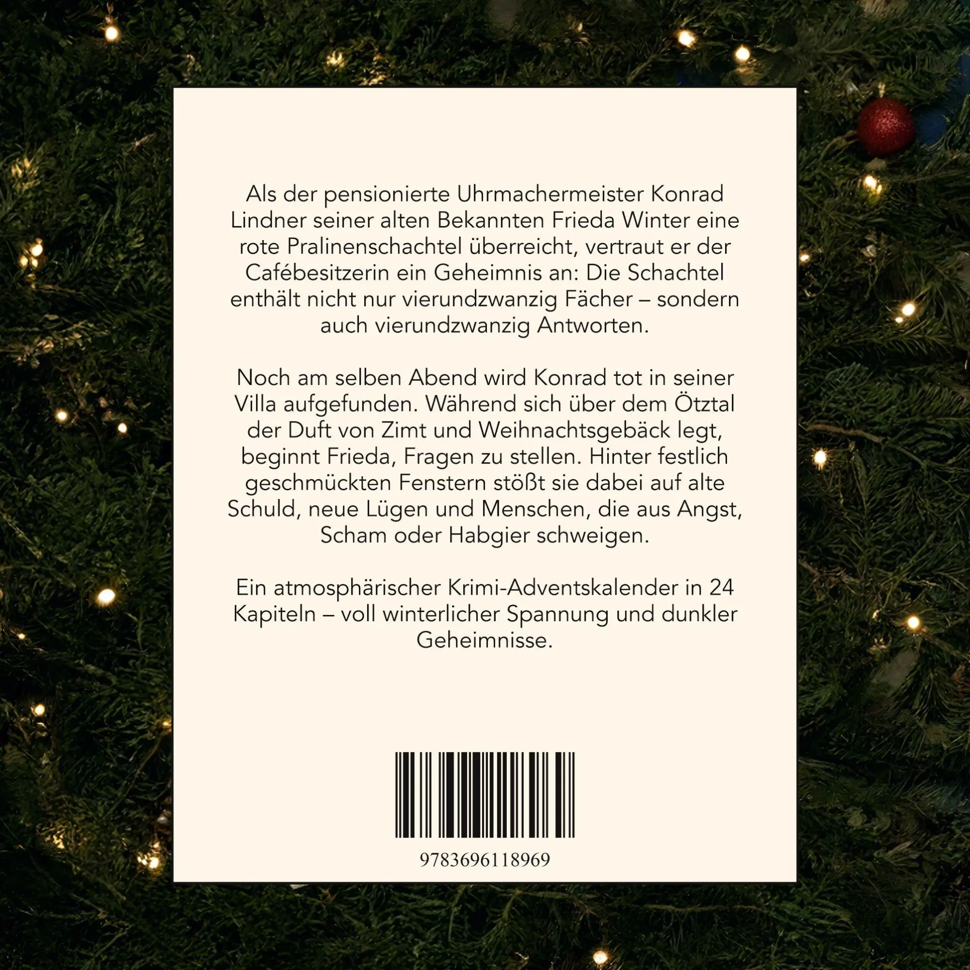 Rückseite: 9783696118969 | Mord im Ötztal | Der Krimi-Adventskalender in 24 Akten | Max Becker